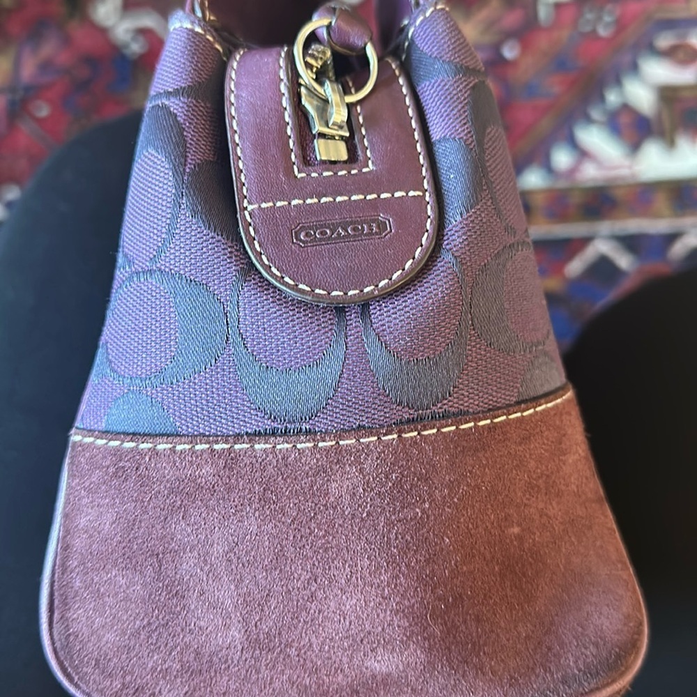 Authentic Purple Coach satchel - Picture 4 of 6